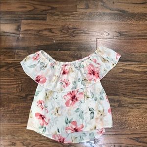 Off the shoulder blouse